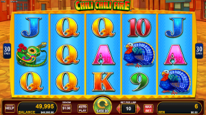 Chili Chili Fire has classic rolling reel pattern