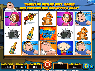 Family Guy slot game is with the ‘classic’ sounds from the TV show and many bonuses